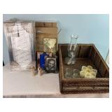 Basket, Oil Lamp, & New Frames
