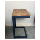 Small C-Shaped Accent Table
