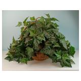Large Basket w/ Artificial Foliage