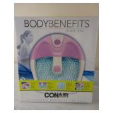 Conair Body Benefits Food Spa NIB