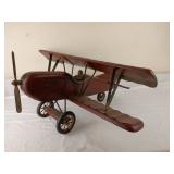 Large Decorative Wooden Airplane