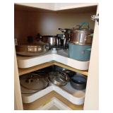 Contents of Kitchen Cabinet Pots & Pans