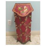 Decorative Trash Can/Hamper 30" x 11" x 12"