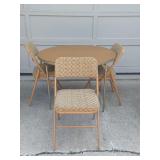 Samsonite Card Table 3 Folding Chairs