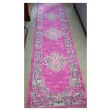 Pink Runner Rug & Throw Rug