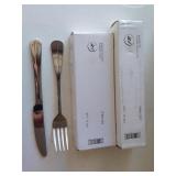 New 12 Pack ITI Baguette Euro Dinner Forks &