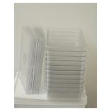 (10) Cambro Full Size 6" Deep Food Pans & Lids