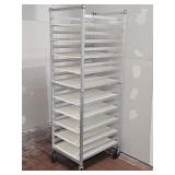 Norton 20-Pan Sheet Pan Speed Rack & 10 Trays