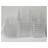 (10) Cambro 1/3 Size 6" Deep Food Pans & Lids