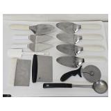 Pie Servers, Bench Scrapers, Pizza Cutter, Ladel