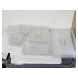 (33) 1/6, 1/3, 1/2, & Full Size Pan Lids