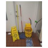 Rubbermaid Commercial Mop Bucket, Mops, Wet F