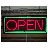 Neon Open Sign 29" x 12"
