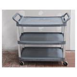Rubbermaid Commercial 3-Shelf Utility Cart