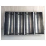 Stainless Steel Divided Silverware Tray 17" x 1