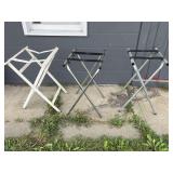 3 Waiterï¿½s Serving Tray Stands