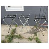 3 Waiterï¿½s Serving Tray Stands