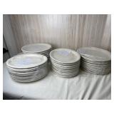 40 Heavy Oval Restaurant Dinner Plates