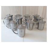 12 Stainless Steel Syrup/Hot Water Pitchers