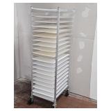 Winholt 20-Pan Sheet Pan Speed Rack & Trays
