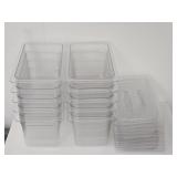 (10) Cambro 1/3 Size 6" Deep Food Pans & Lids