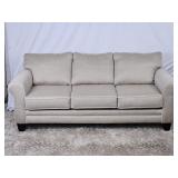 Nice Beige Sofa 86 inches long