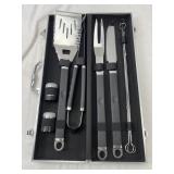 Like New BBQ Tool Set In Case