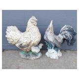 Outdoor Resin Chicken Garden Statues