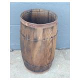 Wooden Nail Keg 18 Inches Tall