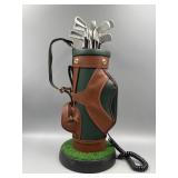 Vintage Novelty Golf Bag Landline Telephone