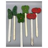 Hand-Painted Vegetable Garden Markers