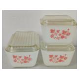 Pyrex Pink Gooseberry Refrigerator Set