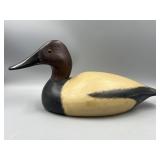 Vintage Wood Carved Duck Decoy
