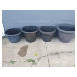 Large Plastic Flower Pots