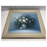 Framed Signed Still Life Oil Painting