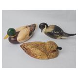 Hand Crafted, Trinket Box, & Decorative Ducks