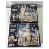 2 Wrebbit Harry Potter Hogwarts 3D Puzzles