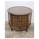 MCM Drum Accent Side Table