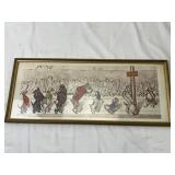 Framed Dirty Dogs of Paris Print