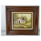 Framed Oil on Canvas
