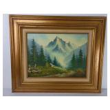 Framed Oil on Canvas