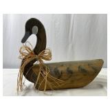 Handcrafted Wood Duck Decor