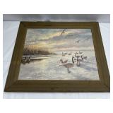 Framed Duck Serigraph