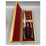 Vtg Craftsman Hollow Ground Meat Carving Set