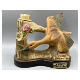 Jim Beam Ducks Unlimited Wood Ducks Decanter