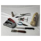Hand Tools, Rope, Stapler, Pliers, Puller, Etc.