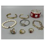 Rings, Bracelet, & Watch