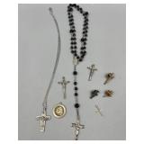 Rosary, Religious Pins, Pendants, & Necklace