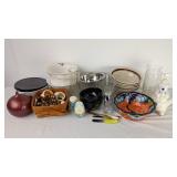 Various Kitchen Dishes & Utensils