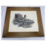 Framed Balke Duck Serigraph
